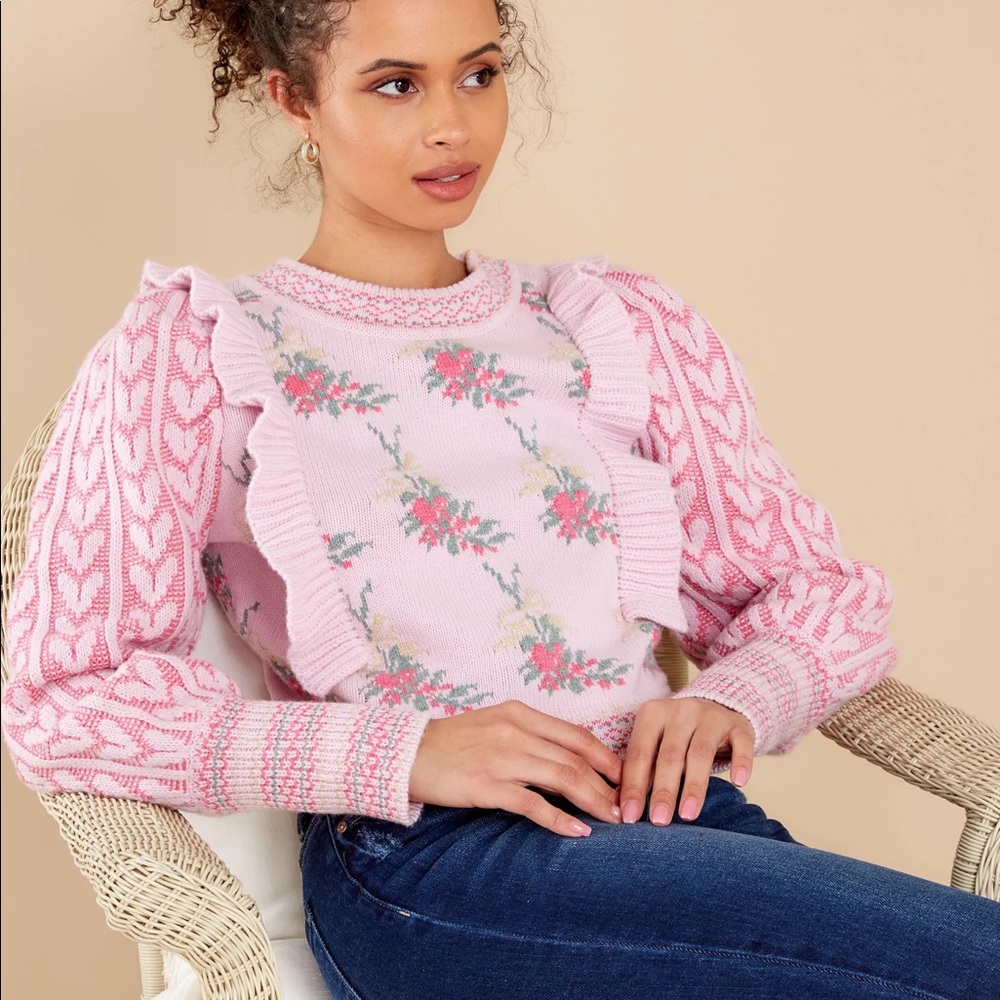Loveshackfancy Warwick Sweater - image 1